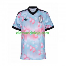 Camisola Bélgica Homem Equipamento Segundo Copa do Mundo 2026 Manga Curta